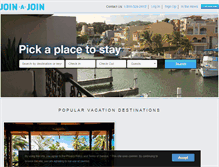 Tablet Screenshot of joinajoin.com